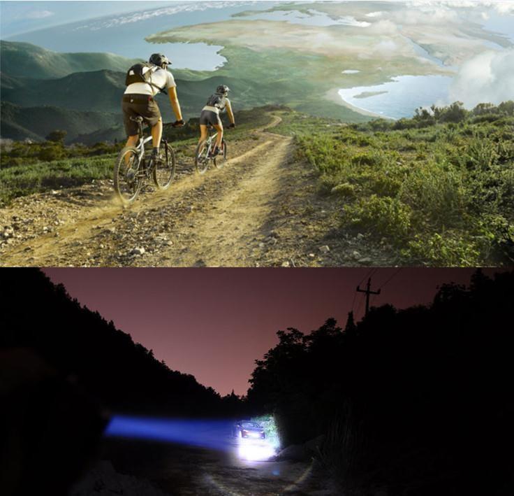 Dry Batteries Powered E17 CREE XM-L T6 2000Lumens Zoomable CREE LED Flashlight Torch