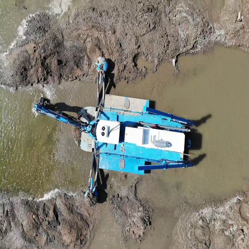 Multipurpose Amphibious Cutter Suction Dredger with Submersible Pump