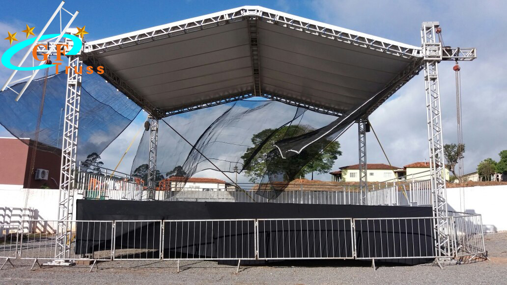 Multi Connection Exhibition Used Aluminium Stage Truss Spigot Box Corner Truss