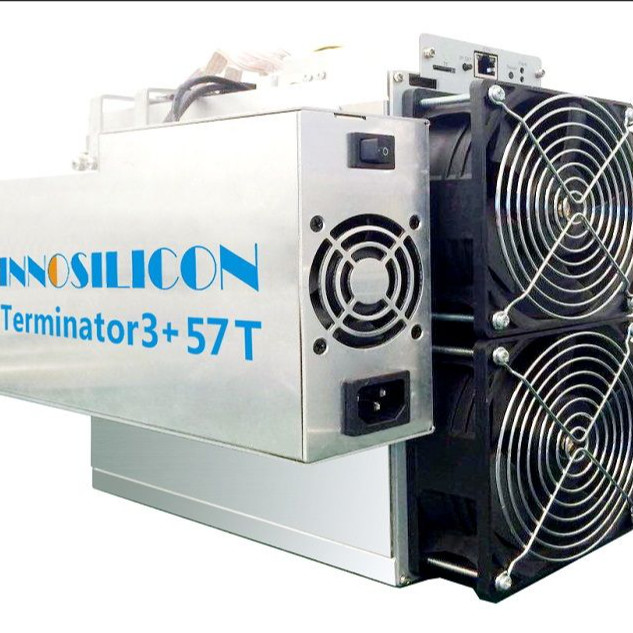 BTC Asic Miner Innosilicon T3+ 57t 3300w Sha256 80db Ethernet 12.3kg