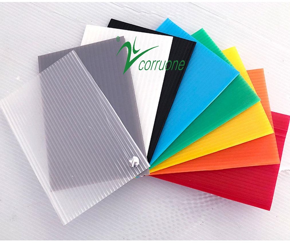 Coroplast Twin Wall Plastic Board Weather Resistant Flame Retardant