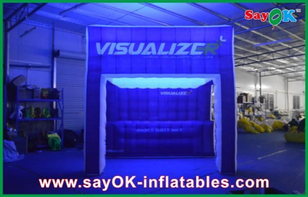 Go Outdoors Air Tent Rainbow Lighting Inflatable Air Tent Show Inflatable