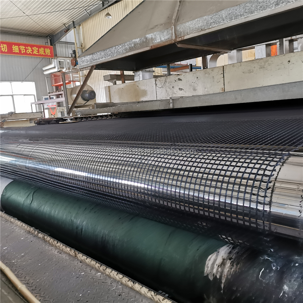 High Intensity Biaxial Glass Fiber Geogrid for Earth Working PP Plastic Biaxial Geogrid