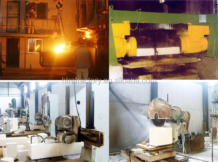 Super-Class Refractoriness Fused Electrocast AZS Blocks with SiO2 Content of 12.5-16%