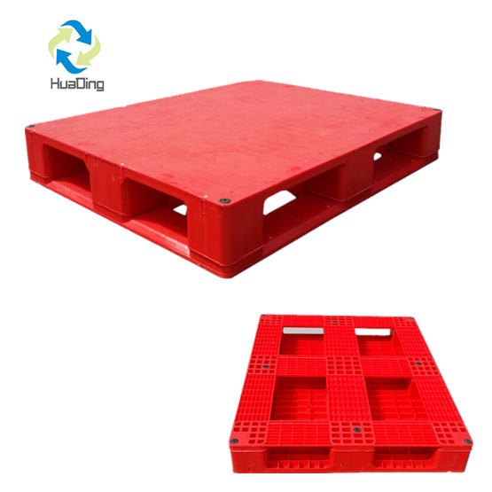 Double faced HDPE heavy duty plastic pallet for warehouse