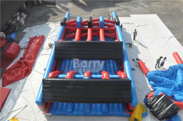 Multiple Inflatable Obstacle Course Adult Sports Games Durable Pvc Inflatable