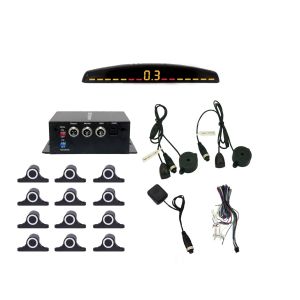 16 Sensors Car Parking Monitor System Backlight LED Parking Sensor for Reverse