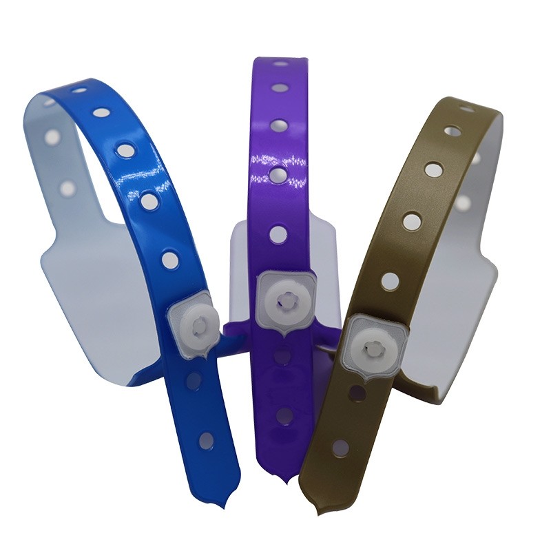 Factory Diretct Selling Disposable Customizable Wristband Neon Plastic Vinyl PVC Waterproof PVC Event Gift Wristband