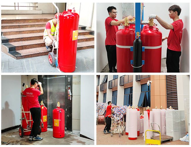Clean Agent Hfc 227ea Fire Suppression System Fire Fighting Equipment For Warehouse