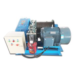 Wire Rope Pulling Electric Winch Machine JM Series With Variable Speed