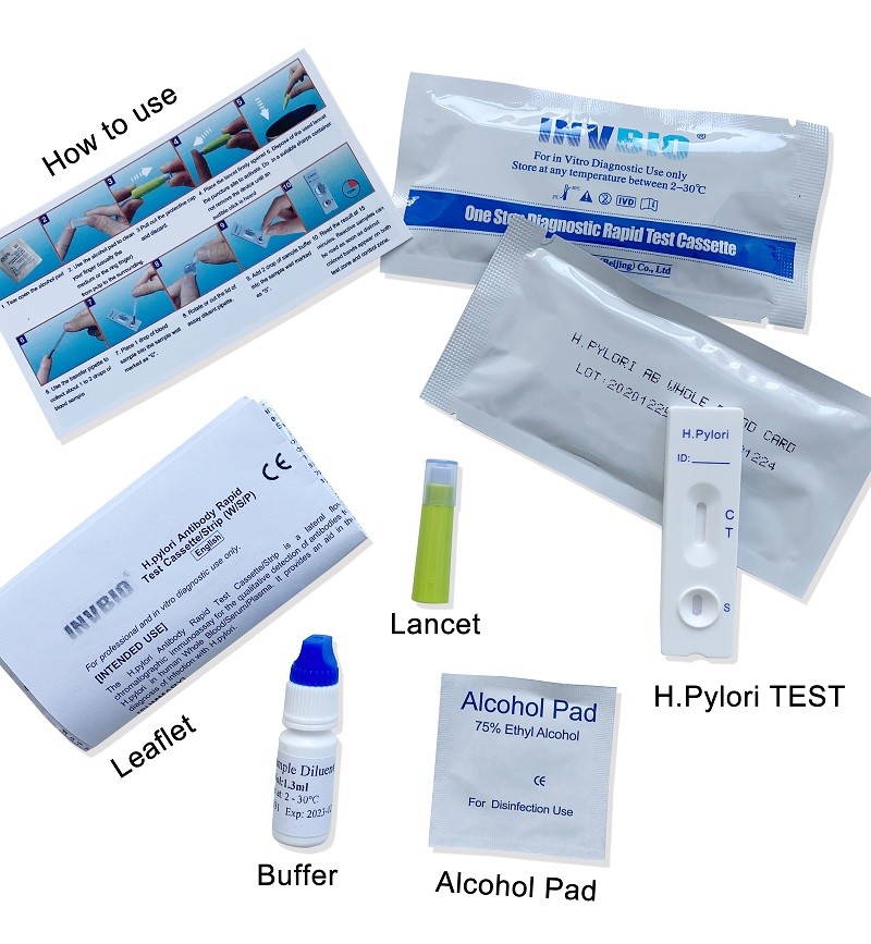 Invbio Accurate H Pylori Test At Home Infectious Disease Rapid Test Kits