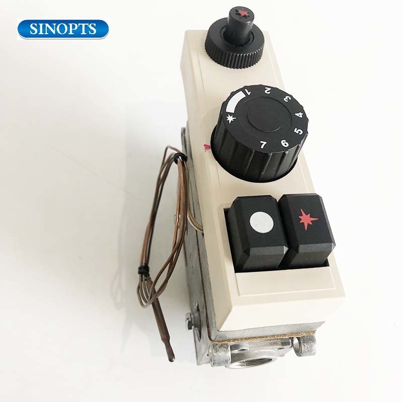 Gas Temperature-Sensing Valve Fryer Thermostat Gas Control Valve 100-340 Degree