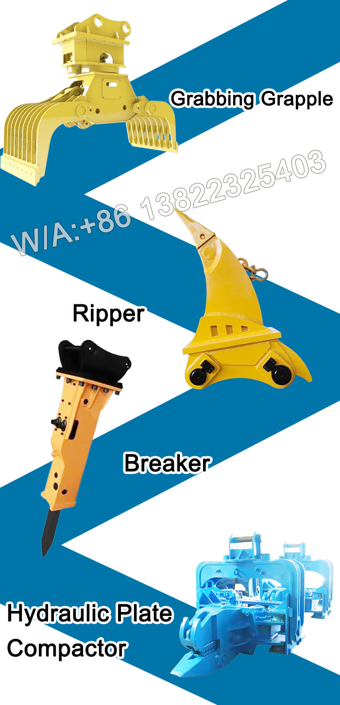 20ton 30ton Excavator Concrete Pulverier Hydraulic Pulverizer For Construction Work