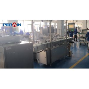Filling Accuracy ±0.5-1% Vial Filling Line with PLC Control System - Speed 60-80