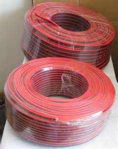 0.75mm2 Audio Speaker Cable Stranded OFC Conductor Red Black Flexible PVC Jakcet