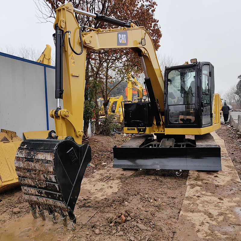 Used Caterpillar 307.5 Excavator CATC2.4T Motor 145L Fuel Tank 0.33 M³ Bucket Capacity