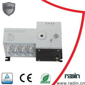 White Dual Power Transfer Switch Small Size High Security For Motor Remote