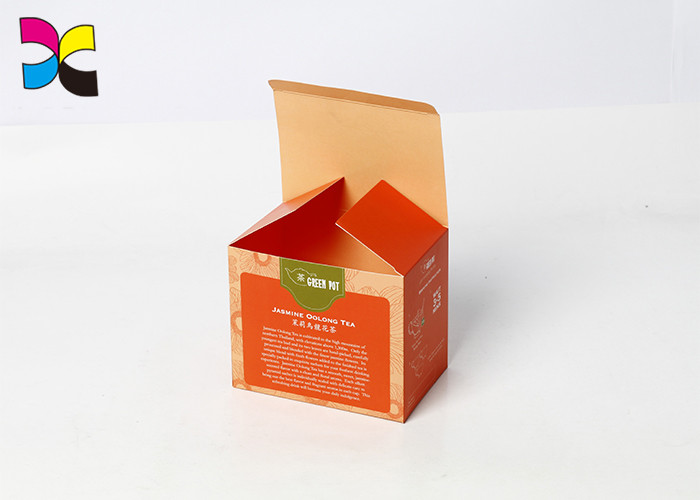 Tea Ball Personalised Packaging Boxes , Delicate Bar Code Sticker Product Box Printing