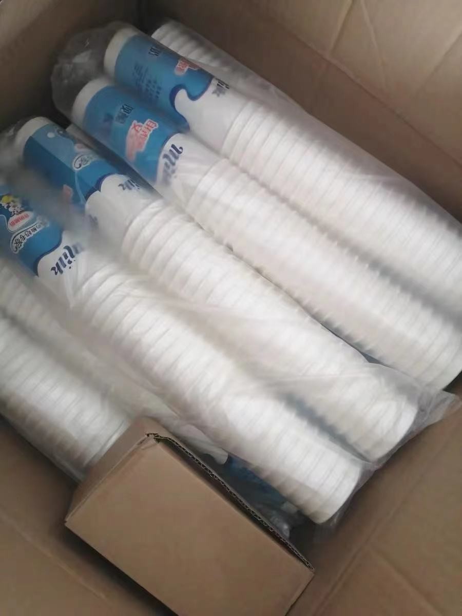 180ml Cold Drink PE Coating Paper Yogurt Cup Food Grade With Foil Lid