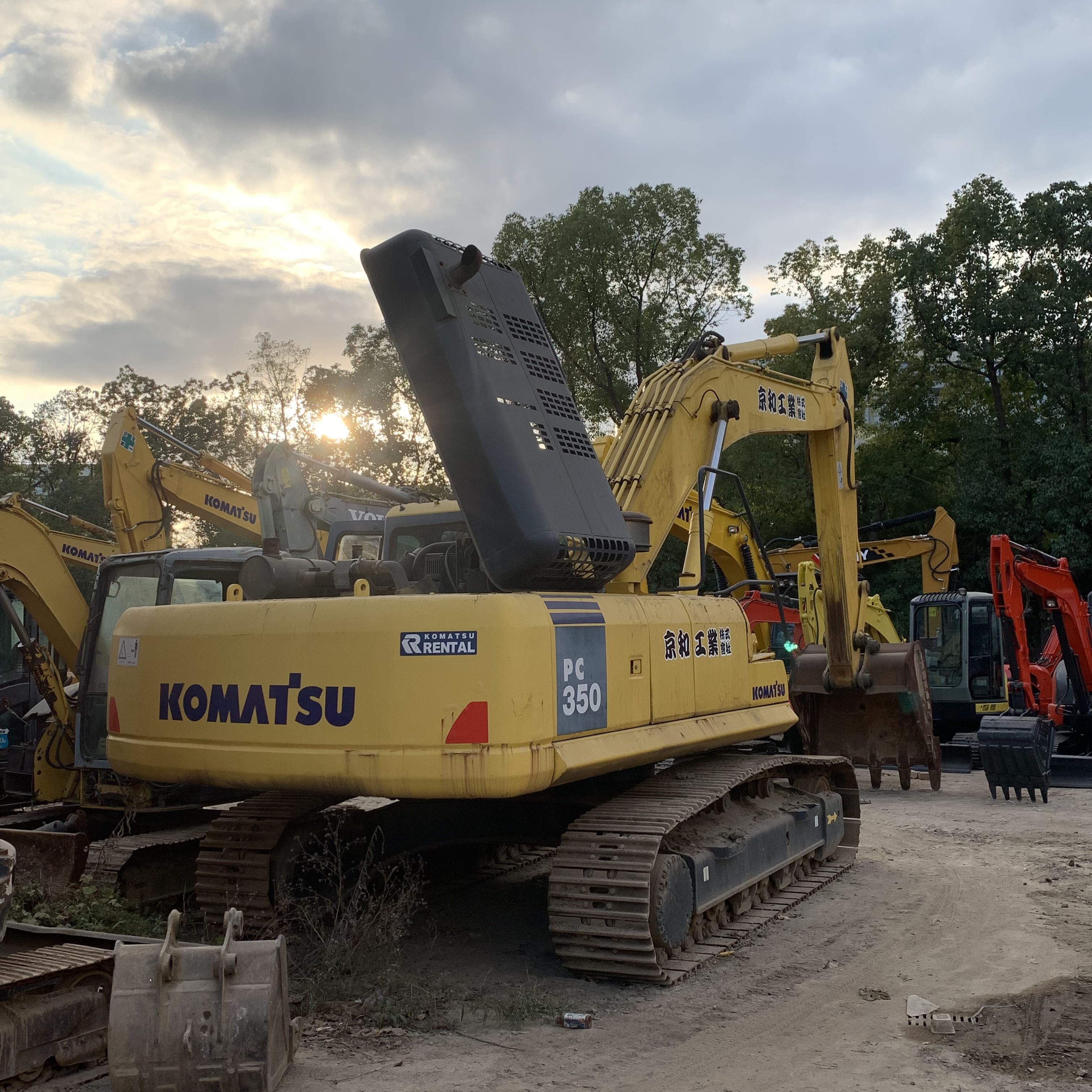 Japan Original Komatsu PC350 Excavator in 2020 with and Operating Weight 32600