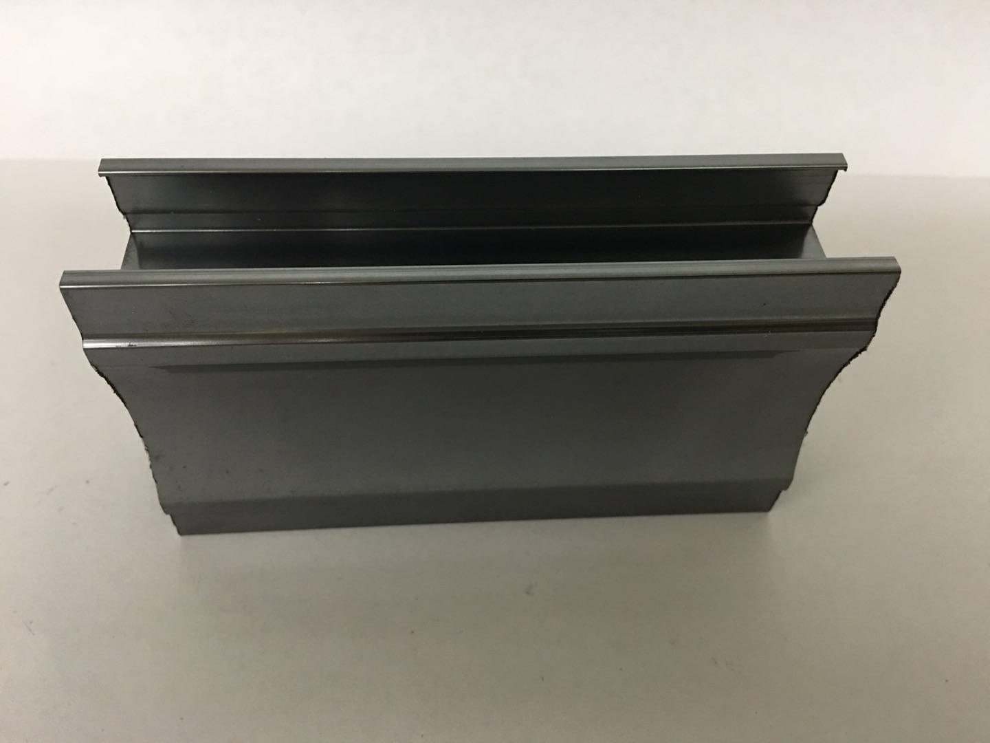 Electrolytic Extruded Aluminum Profiles For Window / Door Black Matte Flat Corrosion - Resistant