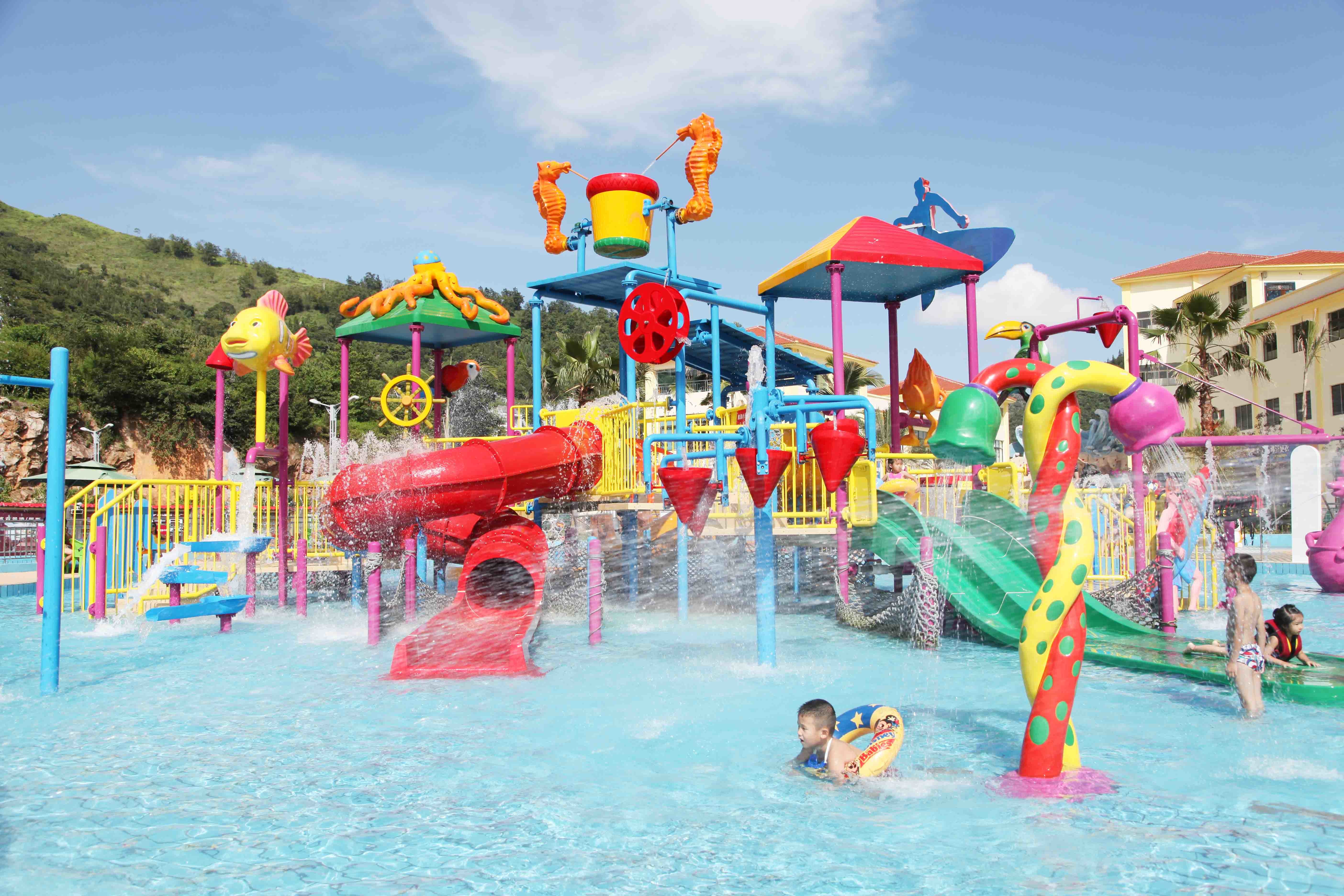 Water games for children , Mini Water Park with Children Slide (SW-SB)