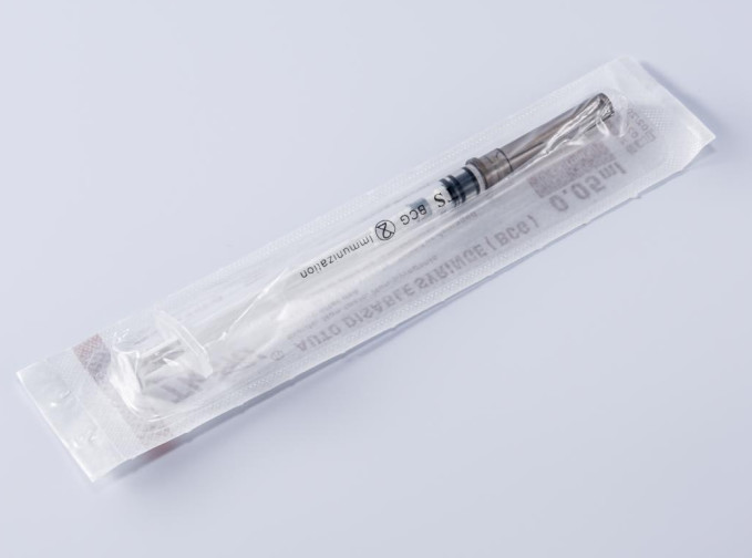 Fixed Dose Immunization FDA510K Auto Disable Syringe With Needle 0.5ML
