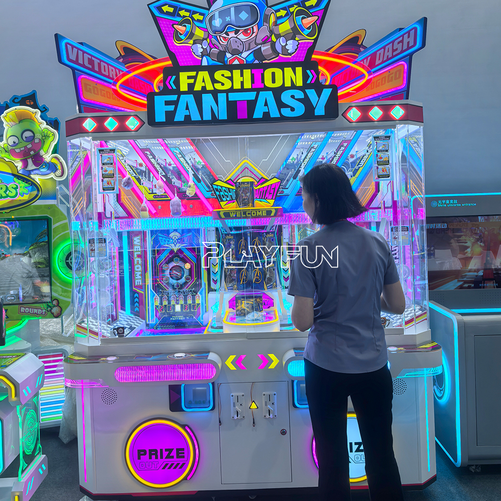 Playfun 2025 New Amusement Park Prize Redemption Machine Marble Pusher Coin Operator Game Machine for Shopping Mall