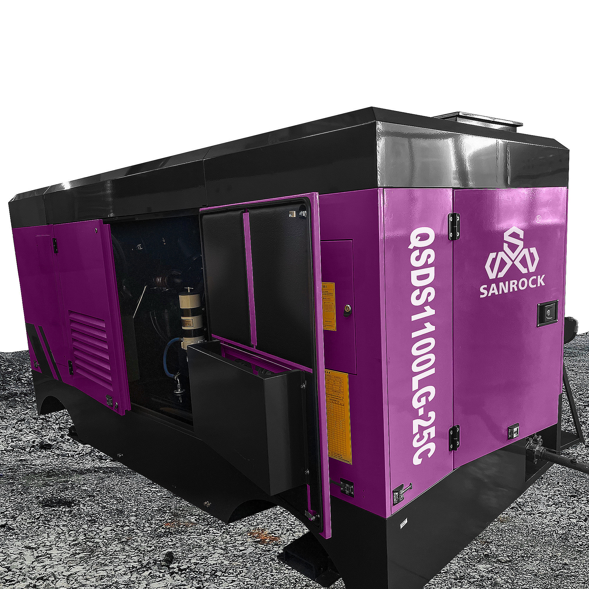 High Pressure Mining Screw Air Compressor Machine 294KW