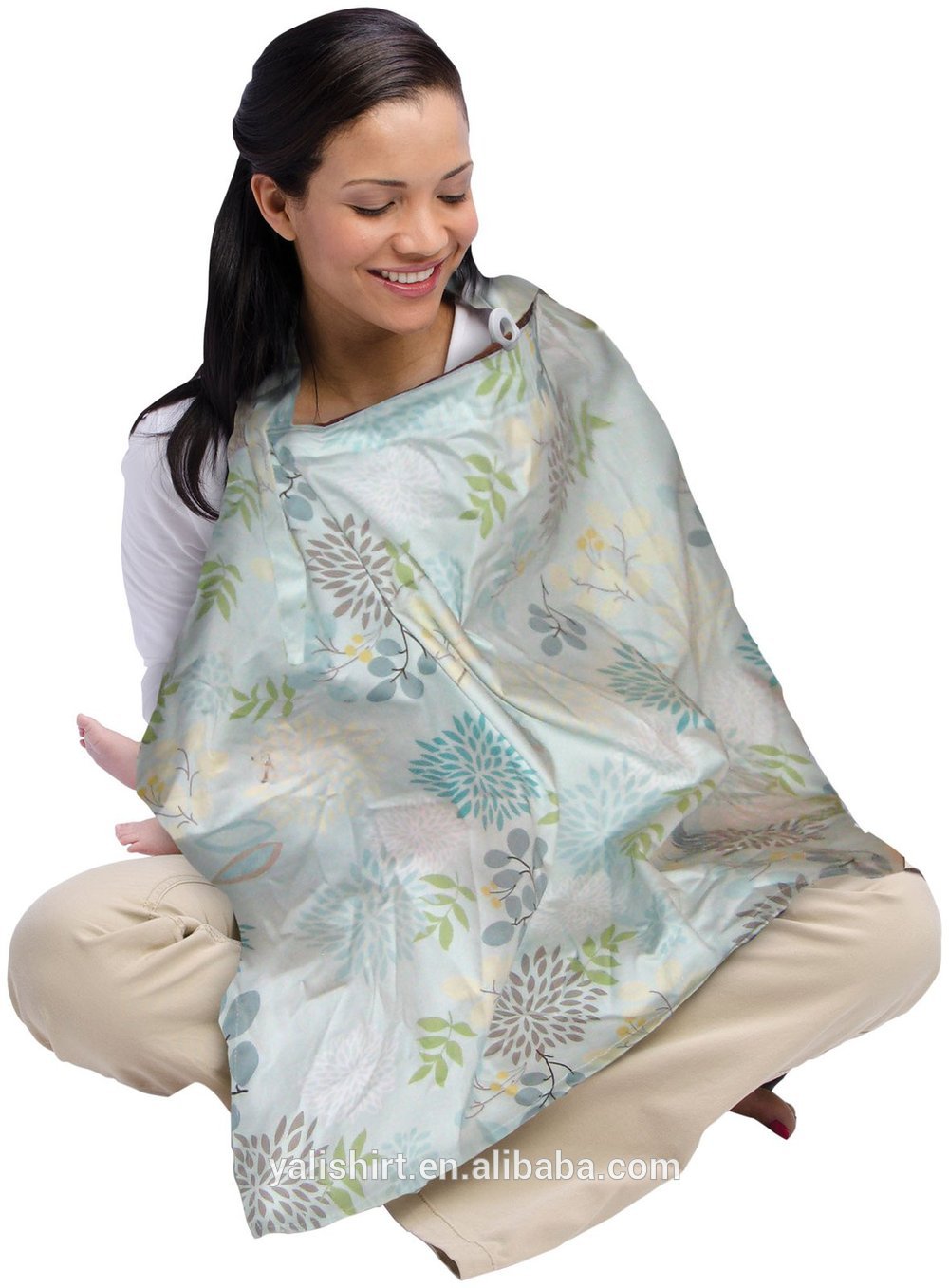 China factory custom made high quality long style breast feeding nursing cover