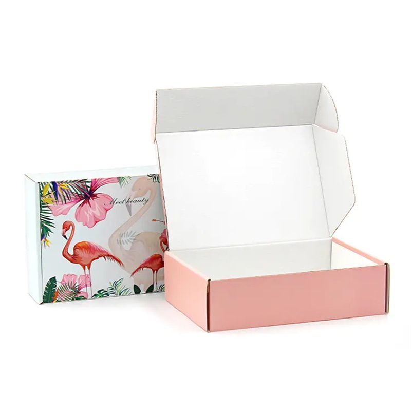 High Quality Custom Logo Printed Cardboard Corrugated Flute Paper Fold Packaging Packing Display Gift Box for Dress Shirt Electronic Cosmetic Wine Fruit Food