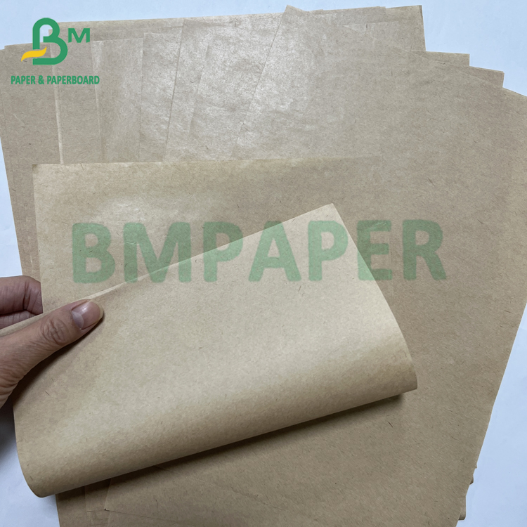 Smooth Uncoated 40grs 50grs Food Safe MG brown Kraft Paper Roll