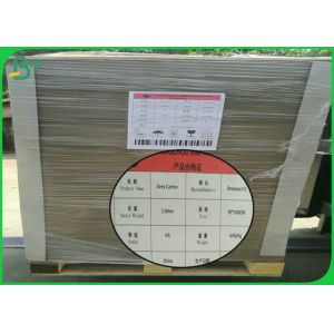 Folder Cover Grey Cardboard Sheets 1mm 2.5mm Thick With High Smoothness