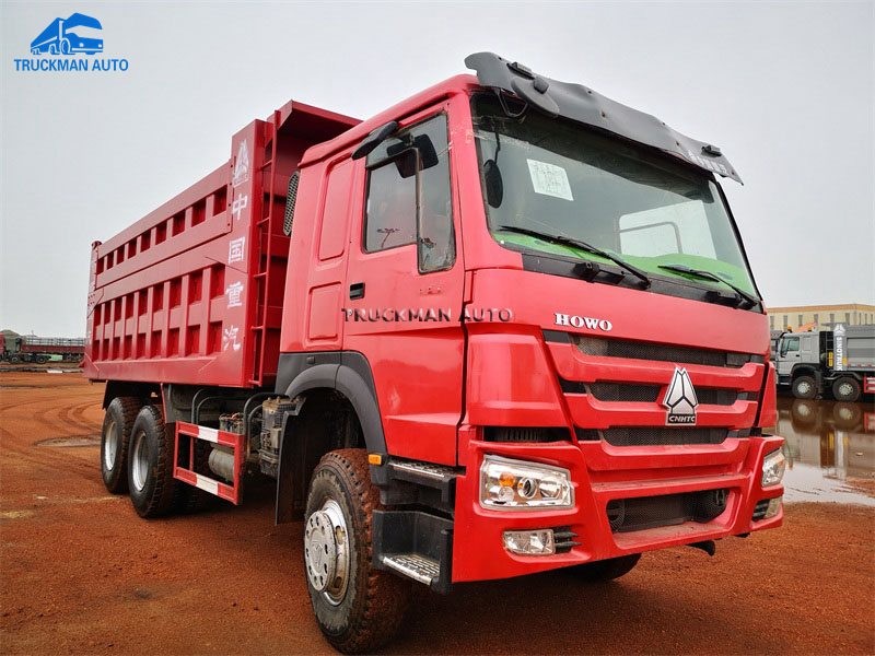 19.32m3 375HP SINOTRUK Tipper Truck With Short Mileage