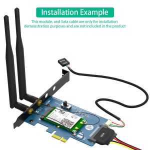 Mini PCI-E PCI Express to PCI-E 1x Adapter for WiFi and 3G-4G-LTE card
