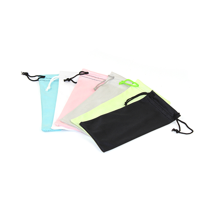 Microfiber Drawstring Custom Printing Sunglasses Bag Pouch