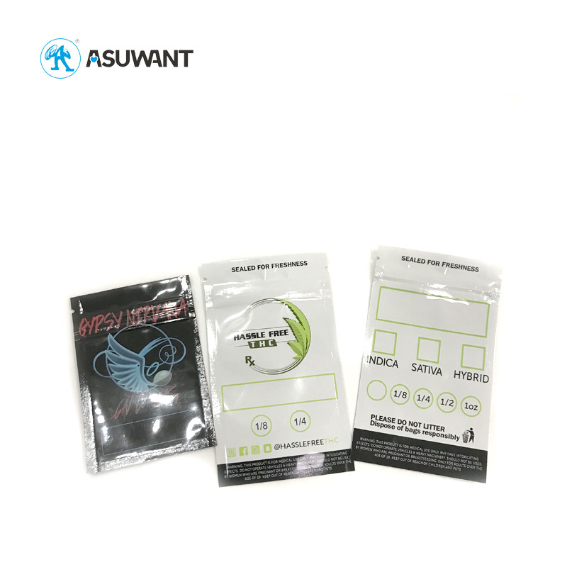 Nylon Tea Smell Proof Plastic Bags Skinny Mint Teatox Reduce Weight Heat Seal
