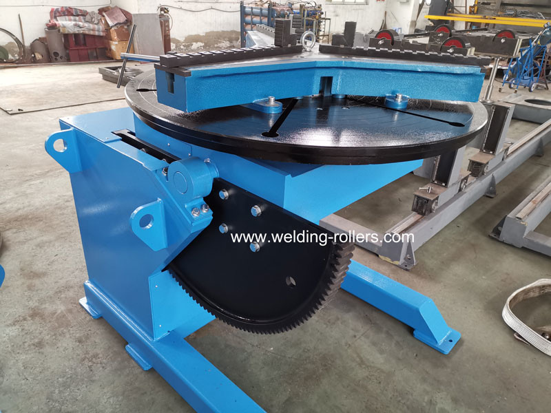 3000kg Pipe Automatic Welding Positioners With Hand Control Box And Foot Pedal
