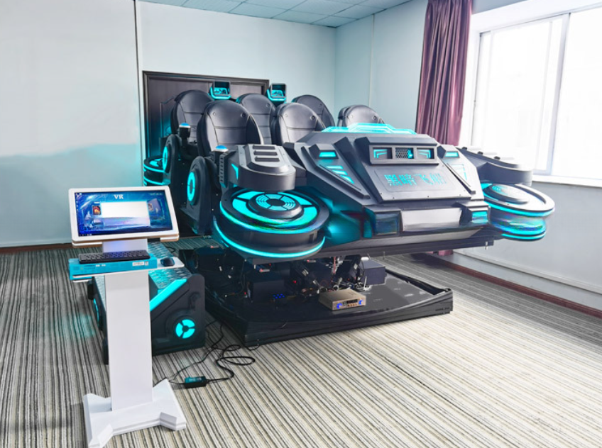 Amusement Park 6 Seats 9d Virtual Reality Cinema VR Roller Coaster Machine