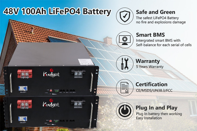 Cabine Lithium Battery Module Paralleled Distributed LiFePO4 Rack Mount Lithium Battery