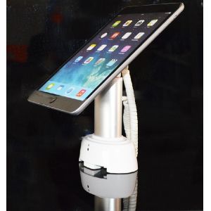 COMER Tablet holder with security alarm and charging function for mobile stores