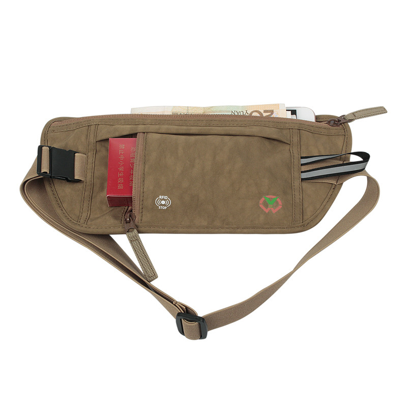 Utility Small Running Pouch Custom Waist Bag Bodypack Case Sports Slim Body 29X14CM