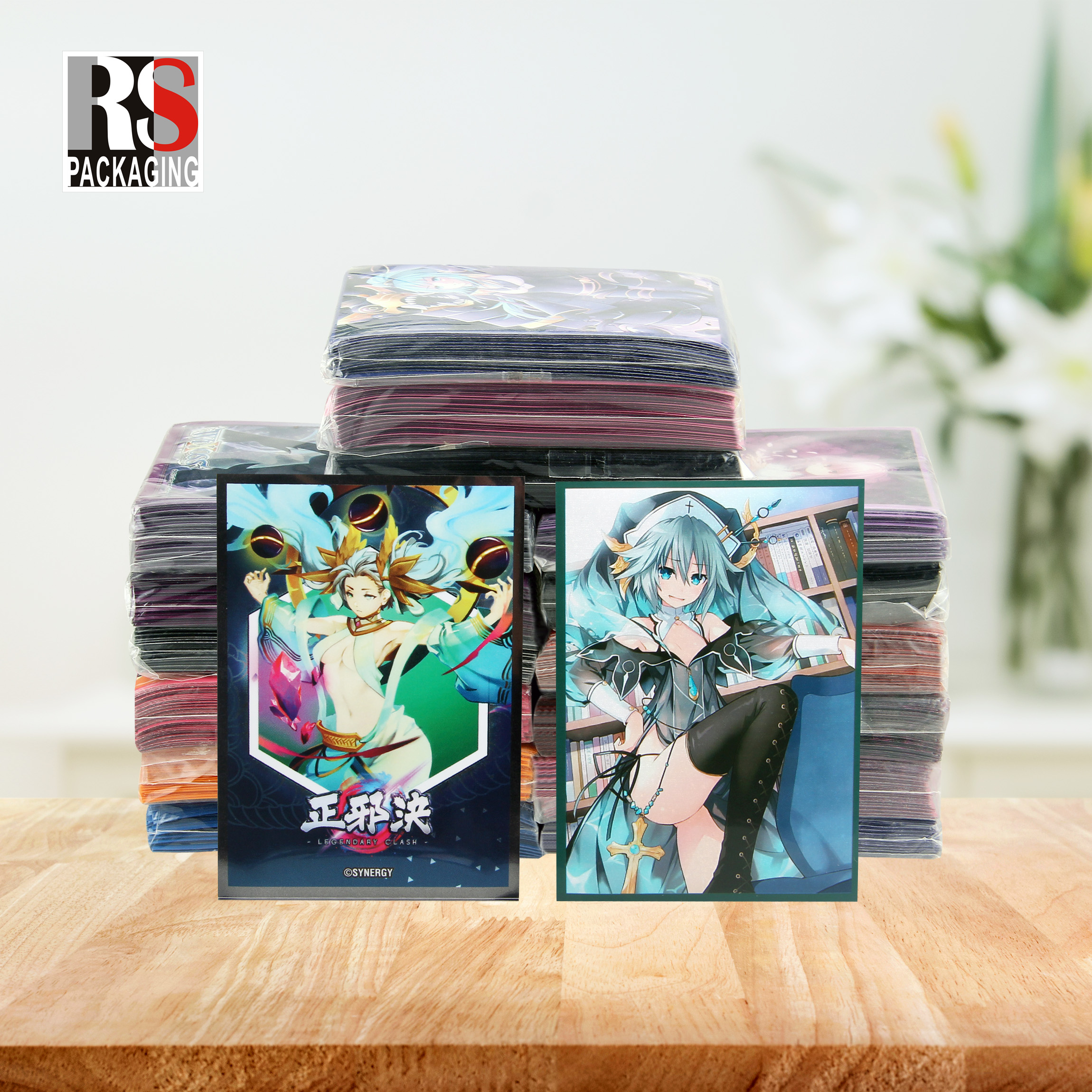 Standard Size Trading Card Sleeves PP Playing Card Protector Sleeves Personalized