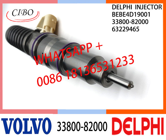 33800-82000 BEBE4D19001 Fuel engine Diesel Injector 33800-82000 BEBE4D19001 63229465 E3.18 for HYUNDAI 12L HIGH POWER