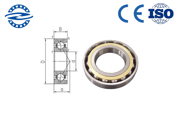 7204 Single Row Angular Contact Ball Bearing Size 20*47*14 mm