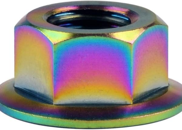 JIS B 1190 (ISO 4161) - 2005 Titanium Steel Hexagon Nuts With Flange Coarse