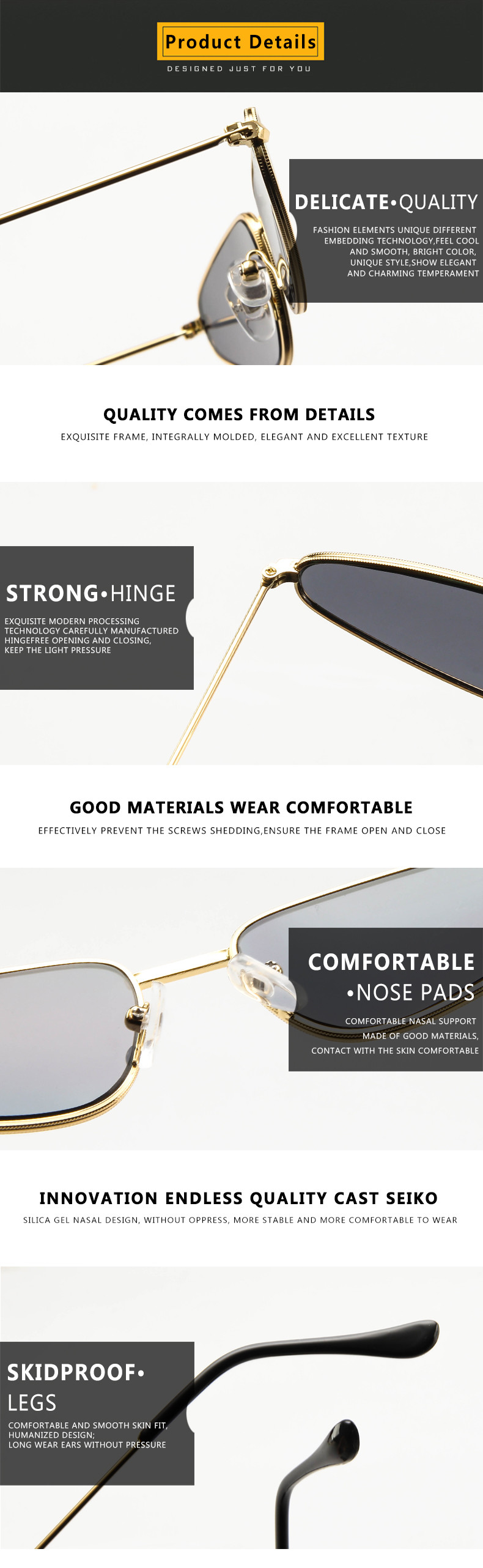 Woman Modern Cat Eye Frame Sunglasses 143MM BSCI Multi Colors