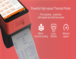Main Display 5.5inch IPS HD720P Android POS Terminal with Touch Screen and Printer