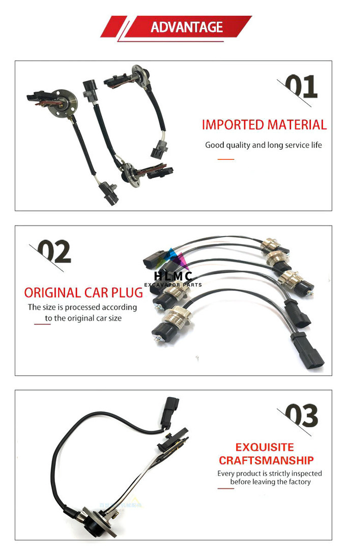 Excavator Accessories New VOE17202022 17202021 Hydraulic Oil Level Sensor L70 L90 L110 L120 L150 L180