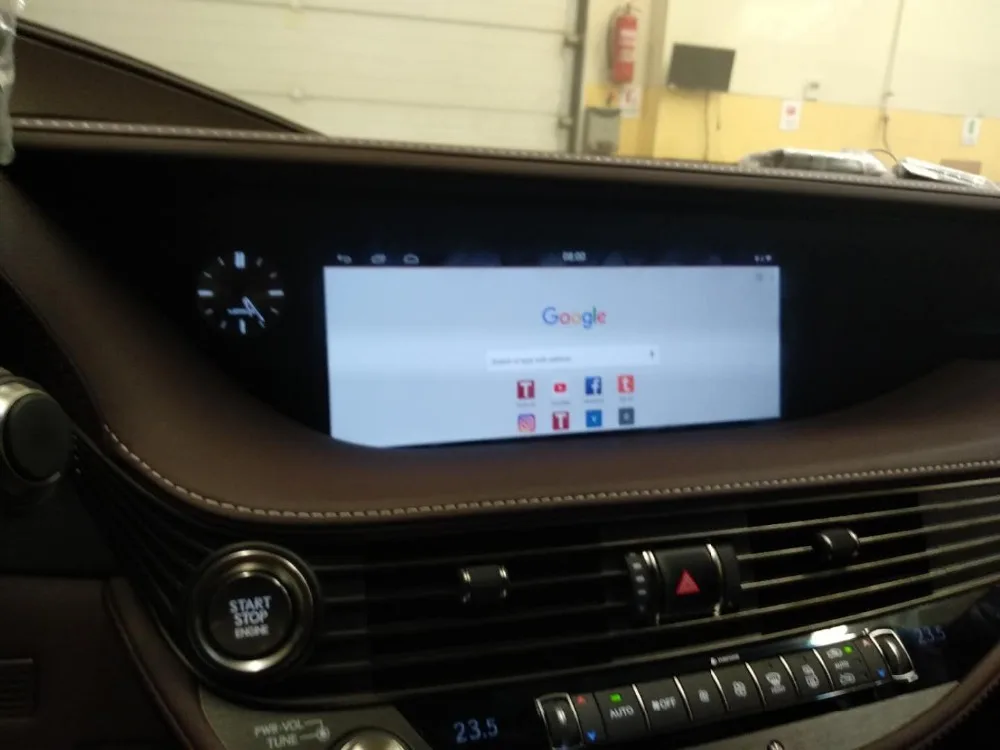 Lexus LS500 LS500h upgrade Android 11 carplay video interface 8+128GB keep all factory features